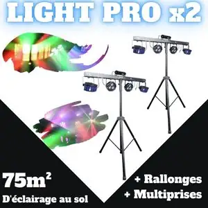 Éclairage PRO X2 pour piste de danse en Haute-Savoie Location éclairage de piste de danse "Éclairage PRO X2" pour événements en Haute-Savoie
