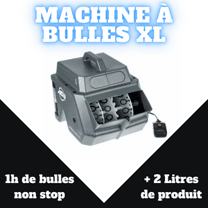 Location machine à bulles XL