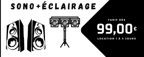 Location pack Sonorisation et éclairage 74 Haute-Savoie Annecy Annemasse Eteaux La-Roche-Sur-Foron