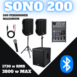 Location de sonorisation pour 200 personnes en Haute-Savoie