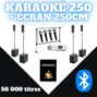 karaoké pour 250 personnes avec vidéoprojecteur 250 cm en Haute-Savoie 74